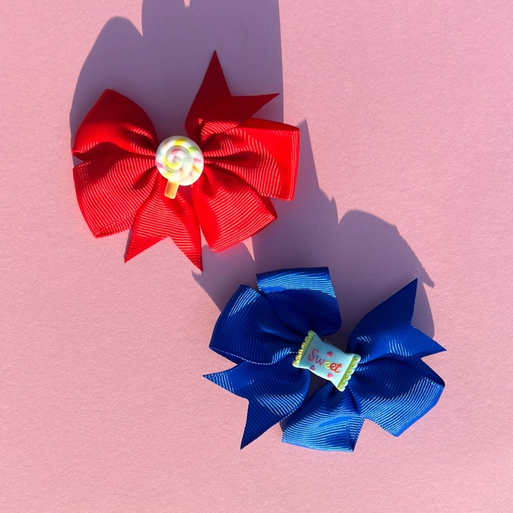 Small Hair Bows for Kids - Candy Hair Bows - Mix & Match Hair Bows - Picture 9 of 14